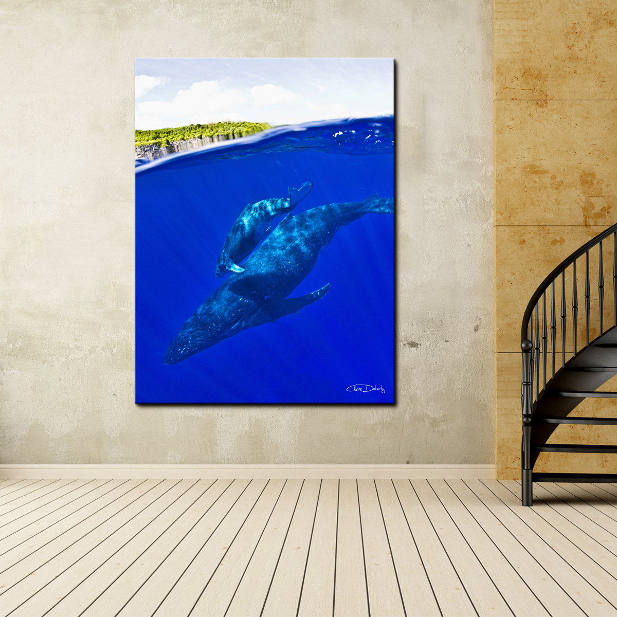 Zoomie Kids Whales Canvas Art | Wayfair